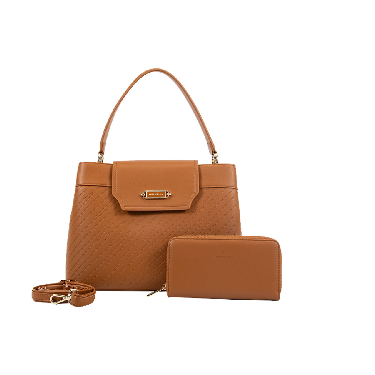 Ladies Plain Bag Set 2 Piece