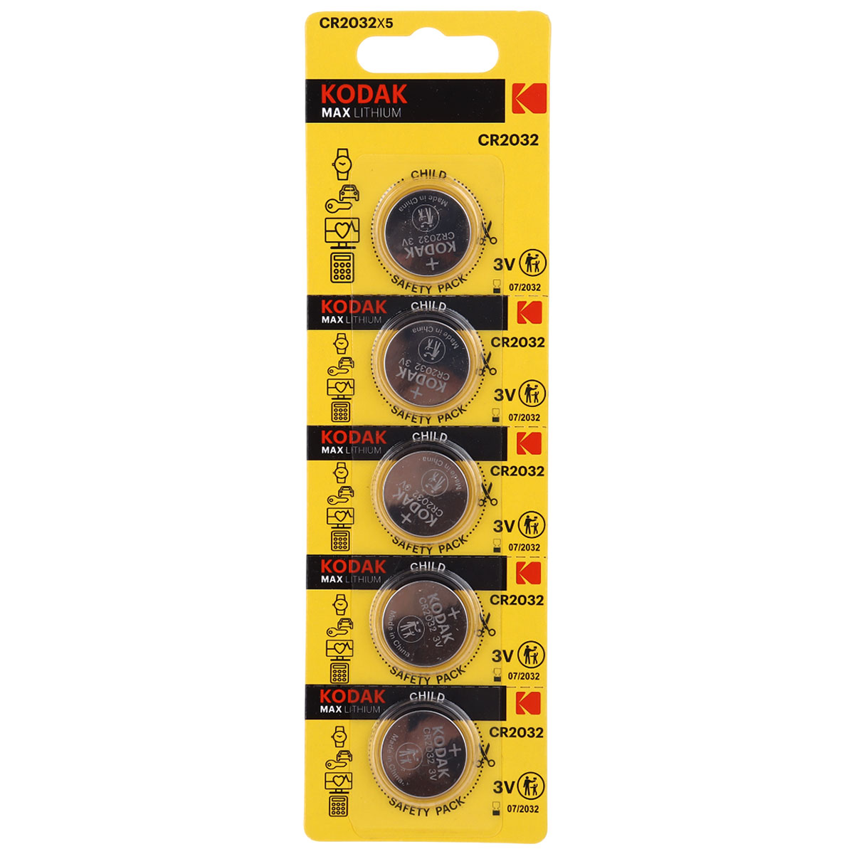 Kodak Max Lithium CR2032 Battery