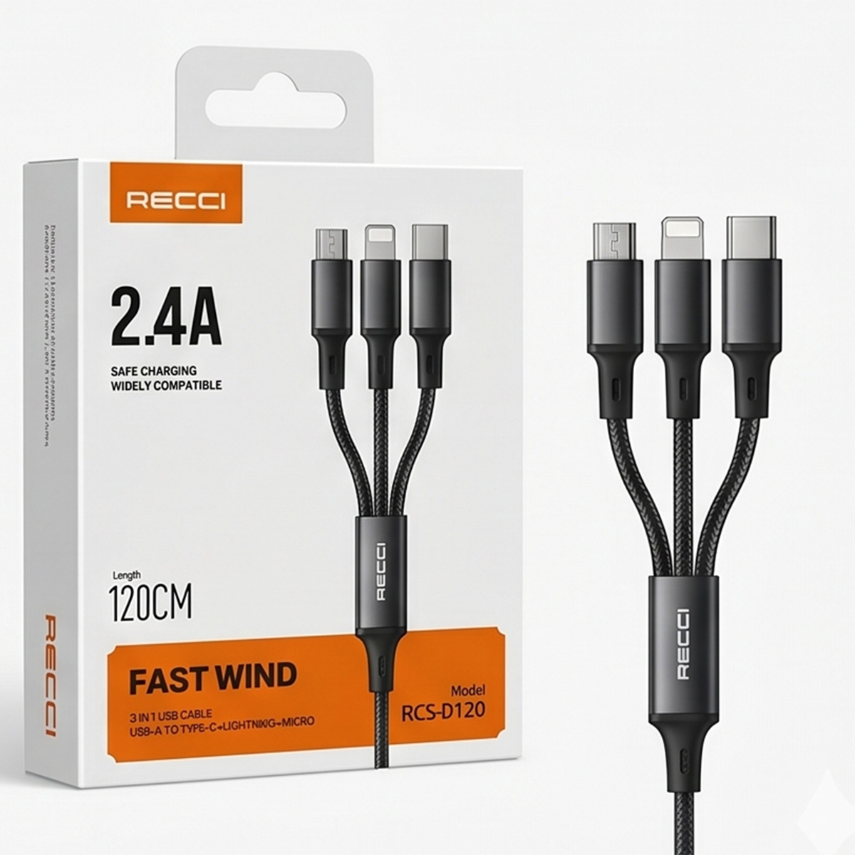 USB Cable 3 in 1