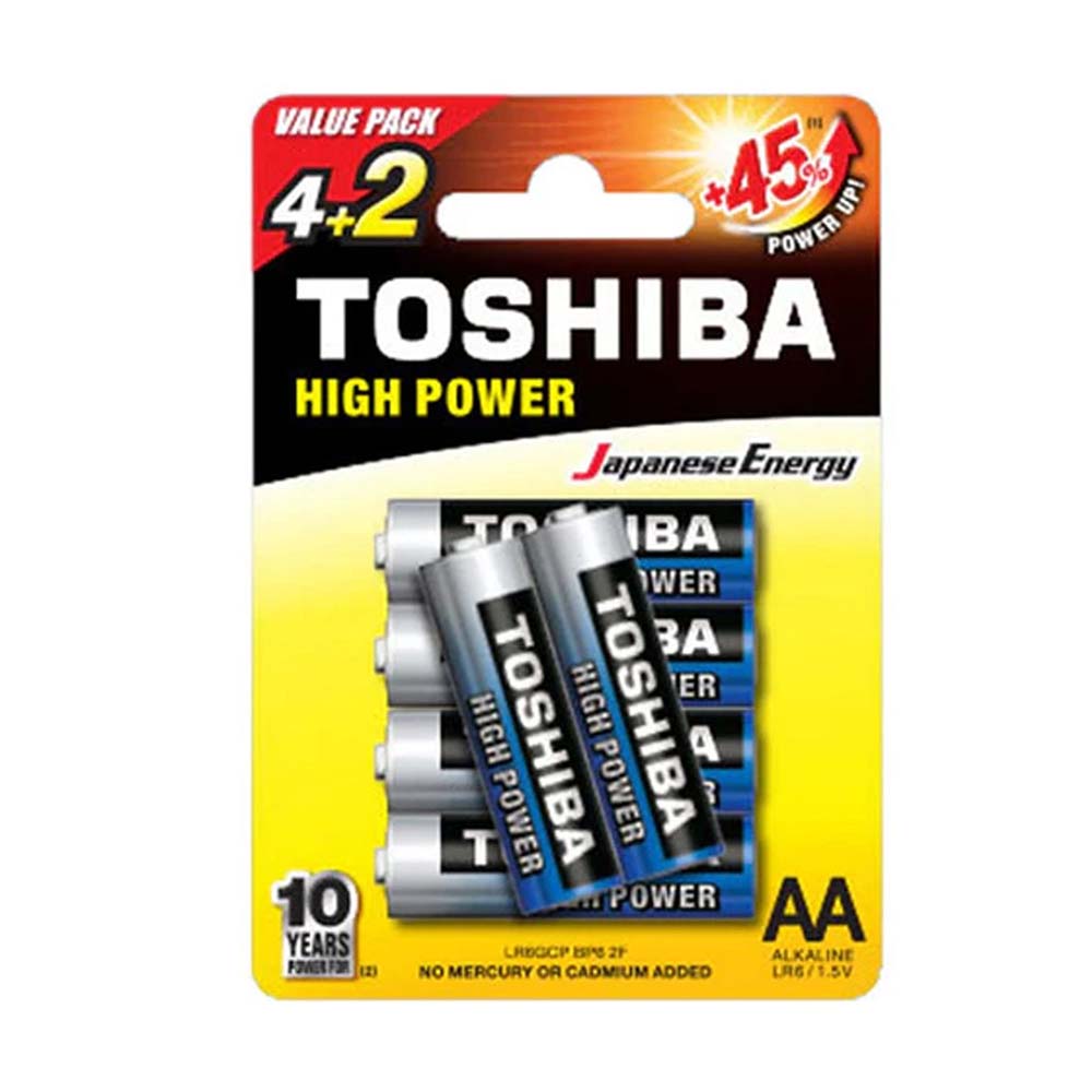 Toshiba AA Battery 4 Piece