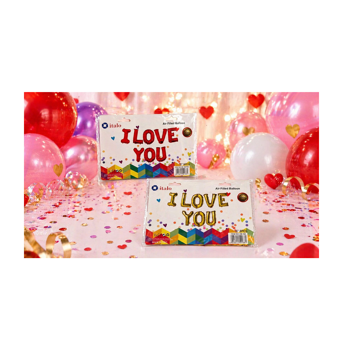 I Love You Foil Balloon