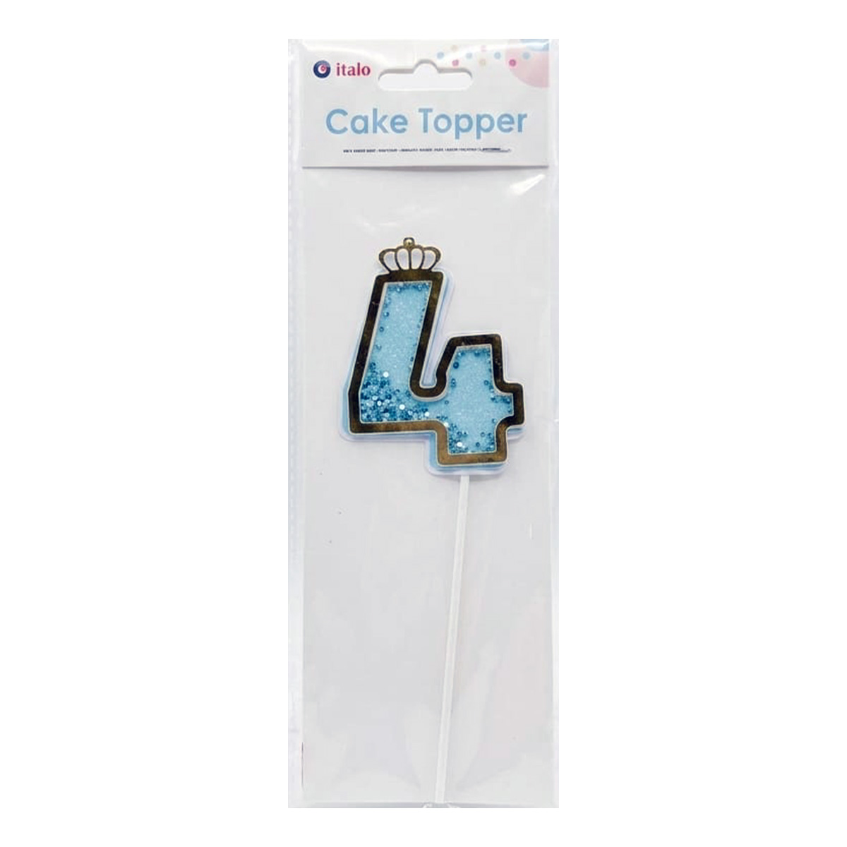 Glitter Cake Topper No. 4