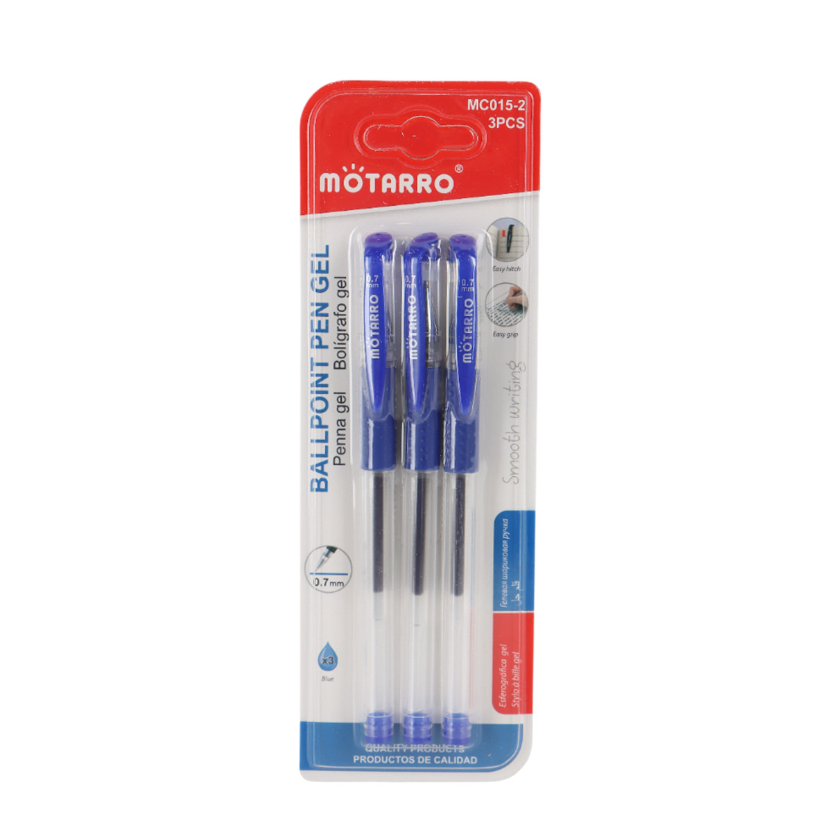 Motarro Gel Ballpoint Pens 3 Piece