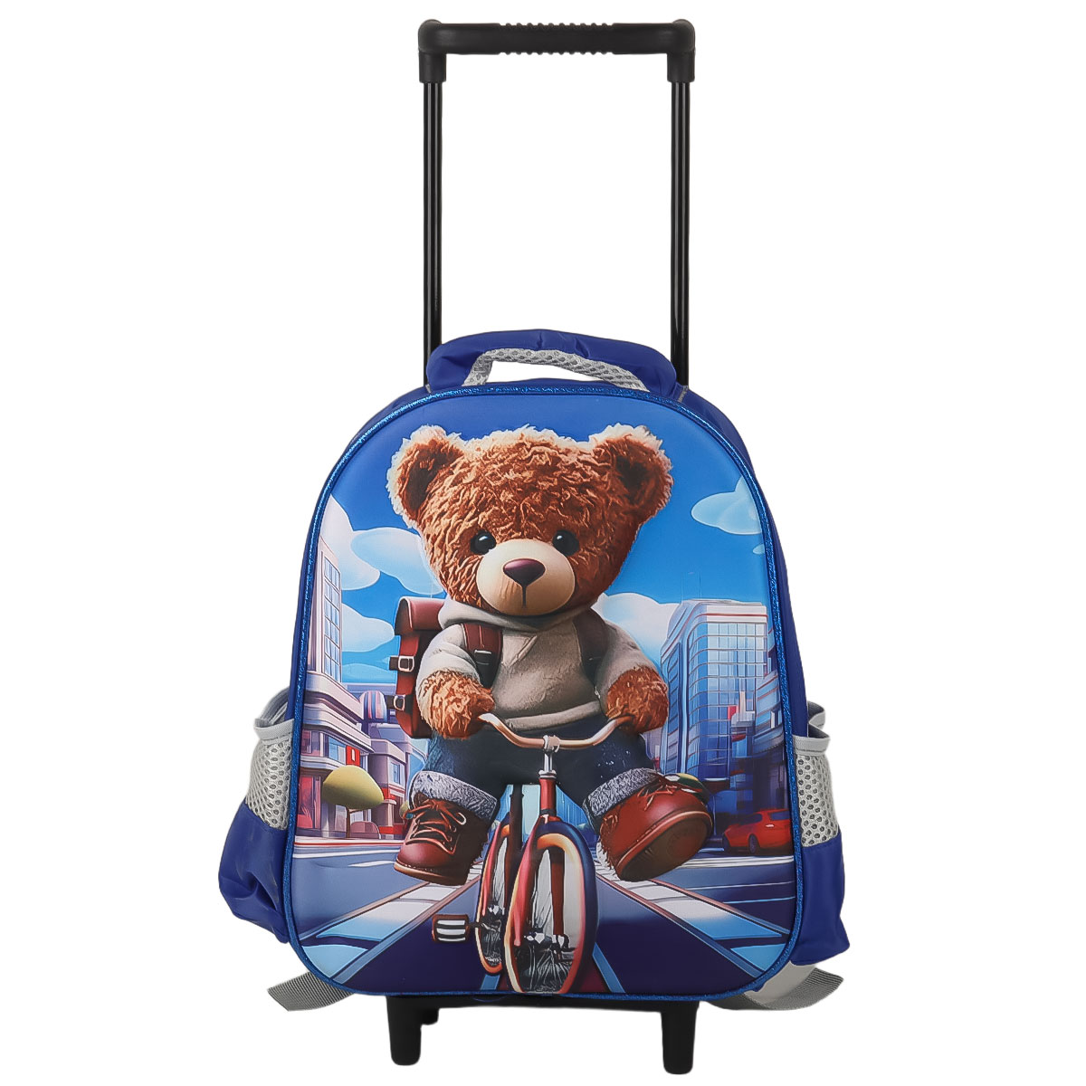 Boys Printed Trolley & Backpack Set