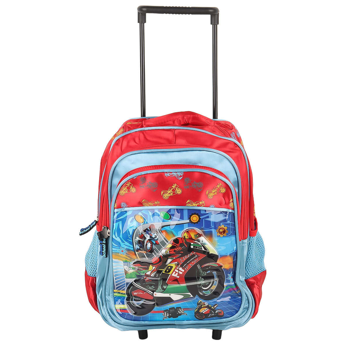 Boys Printed Trolley & Backpack Set