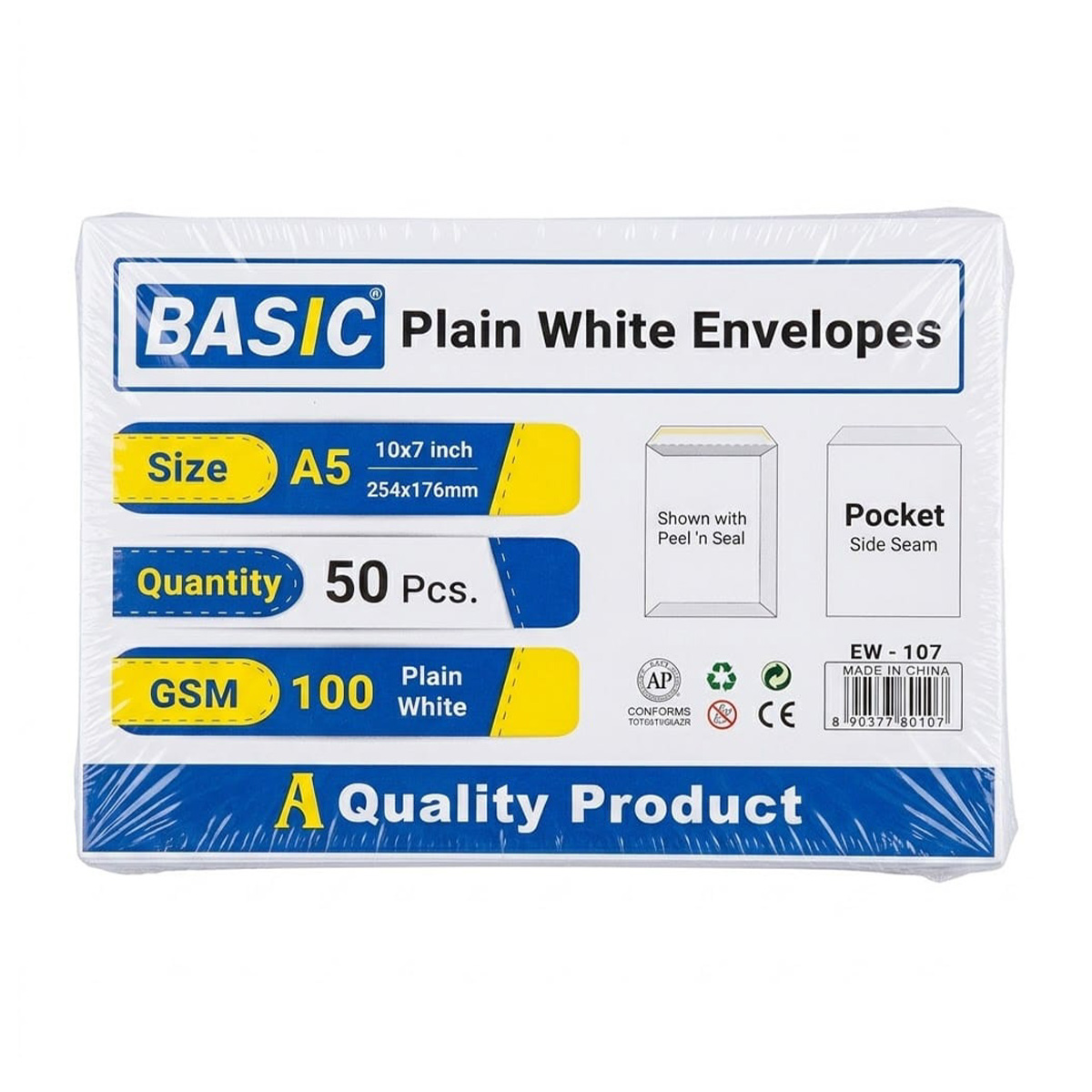 White Envelopes Assorted