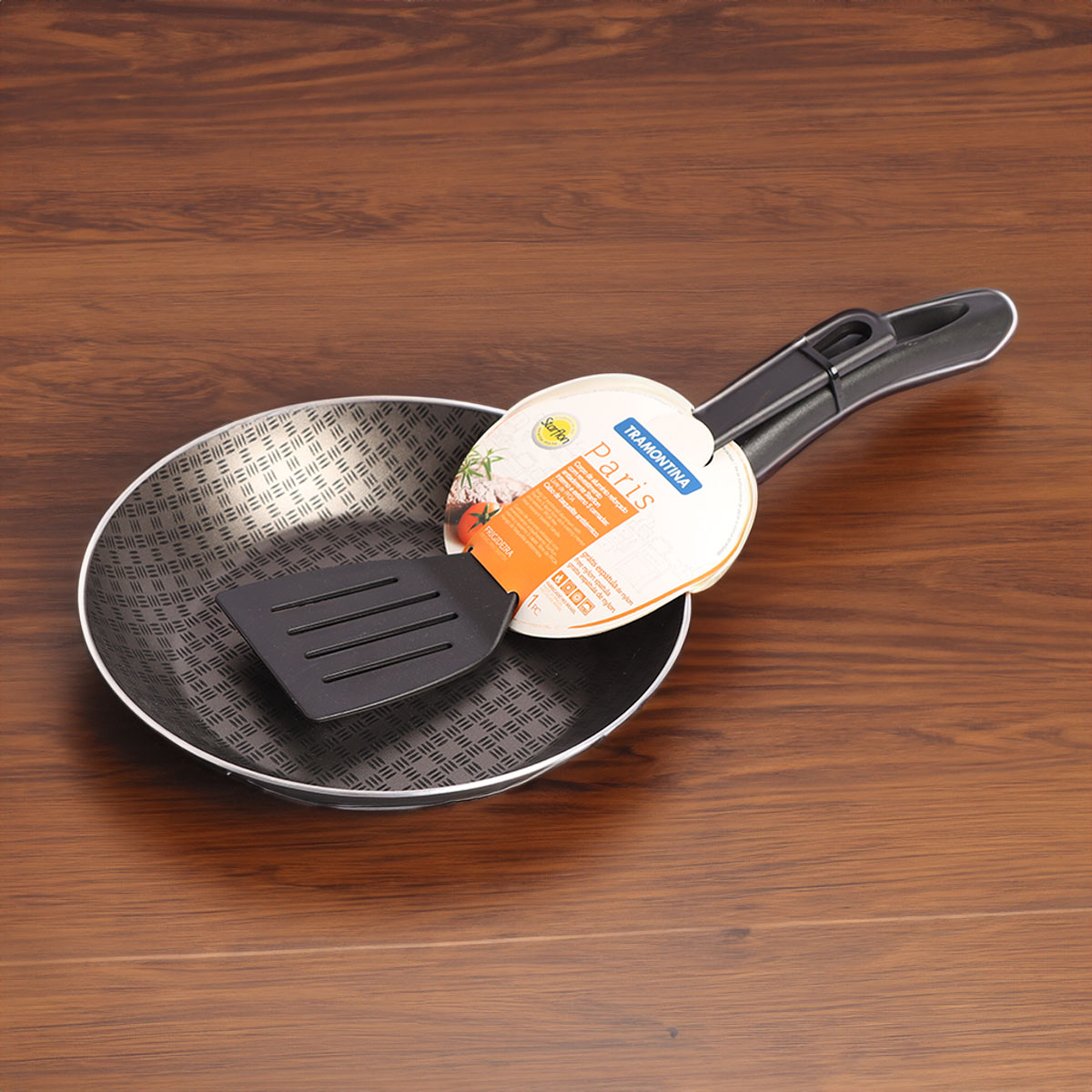 Non-Stick Frying Pan Set with Spoon