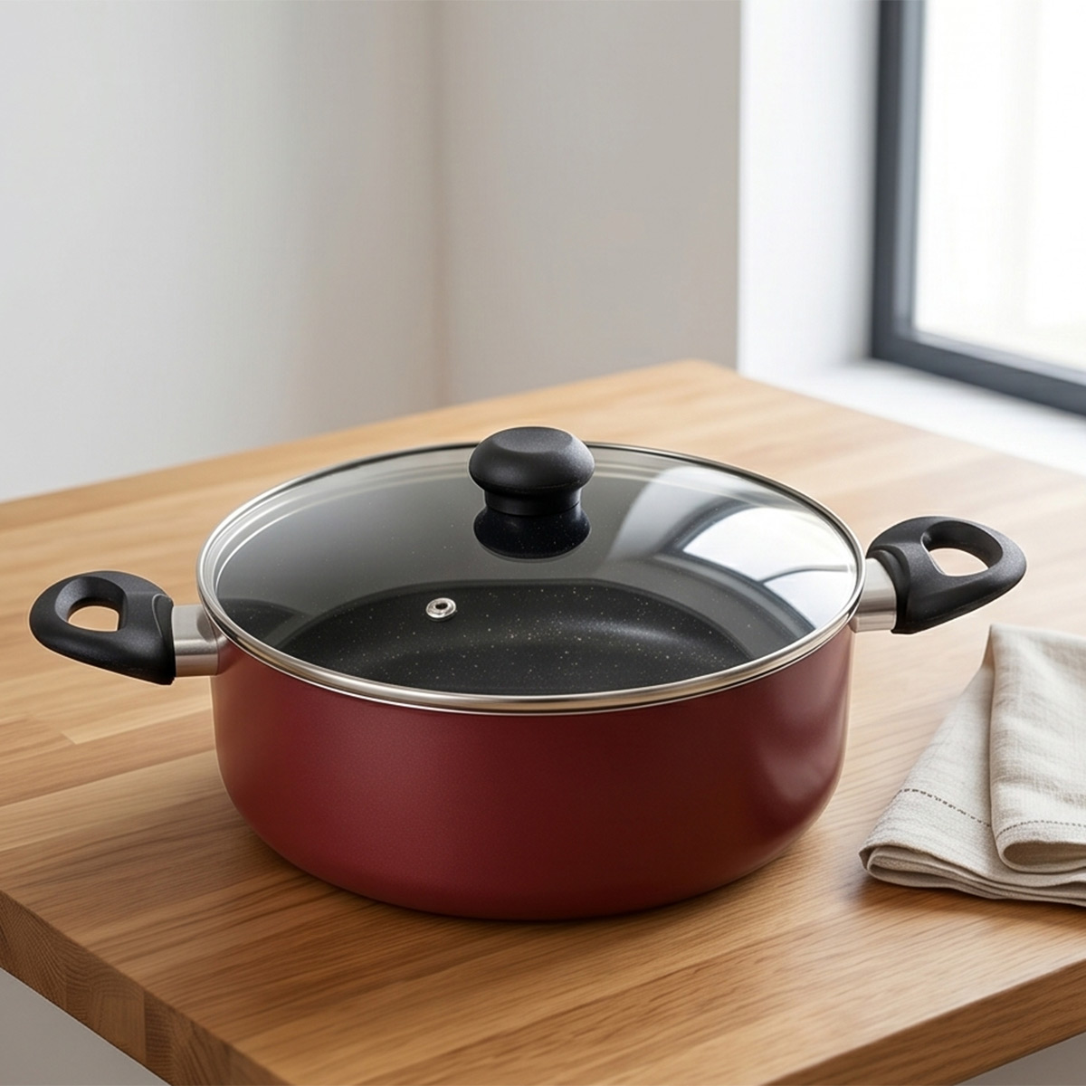 Casserole with Granite Lid 22cm