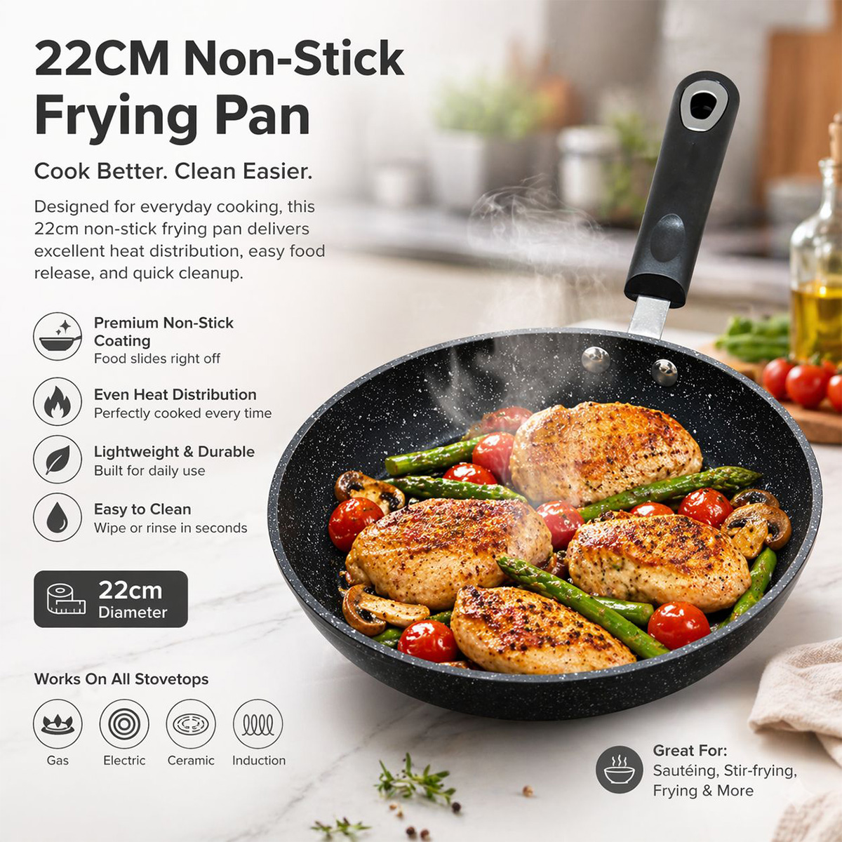 Non Stick Fry Pan 22cm