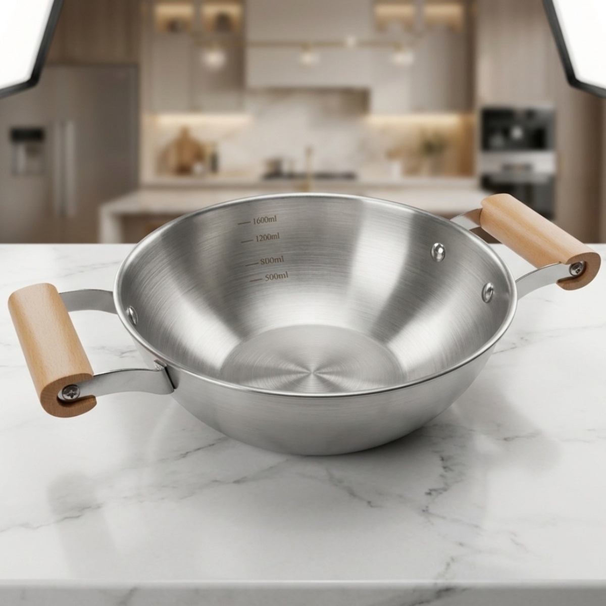 Short Handle Wok Pan