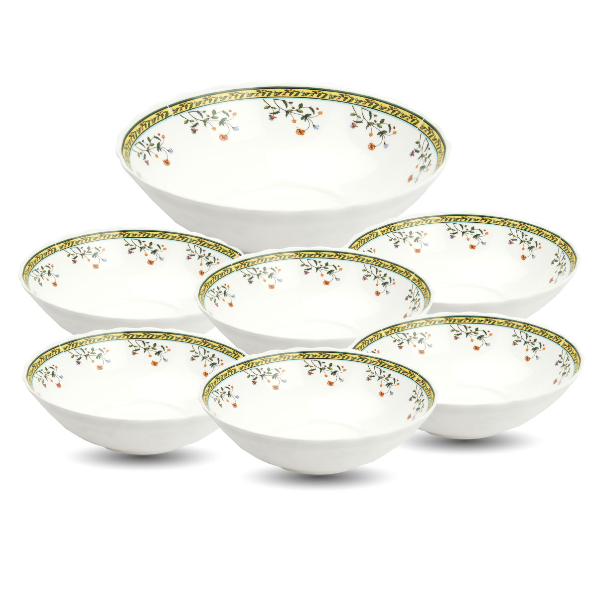 Opalware Bowl Set 7 Piece