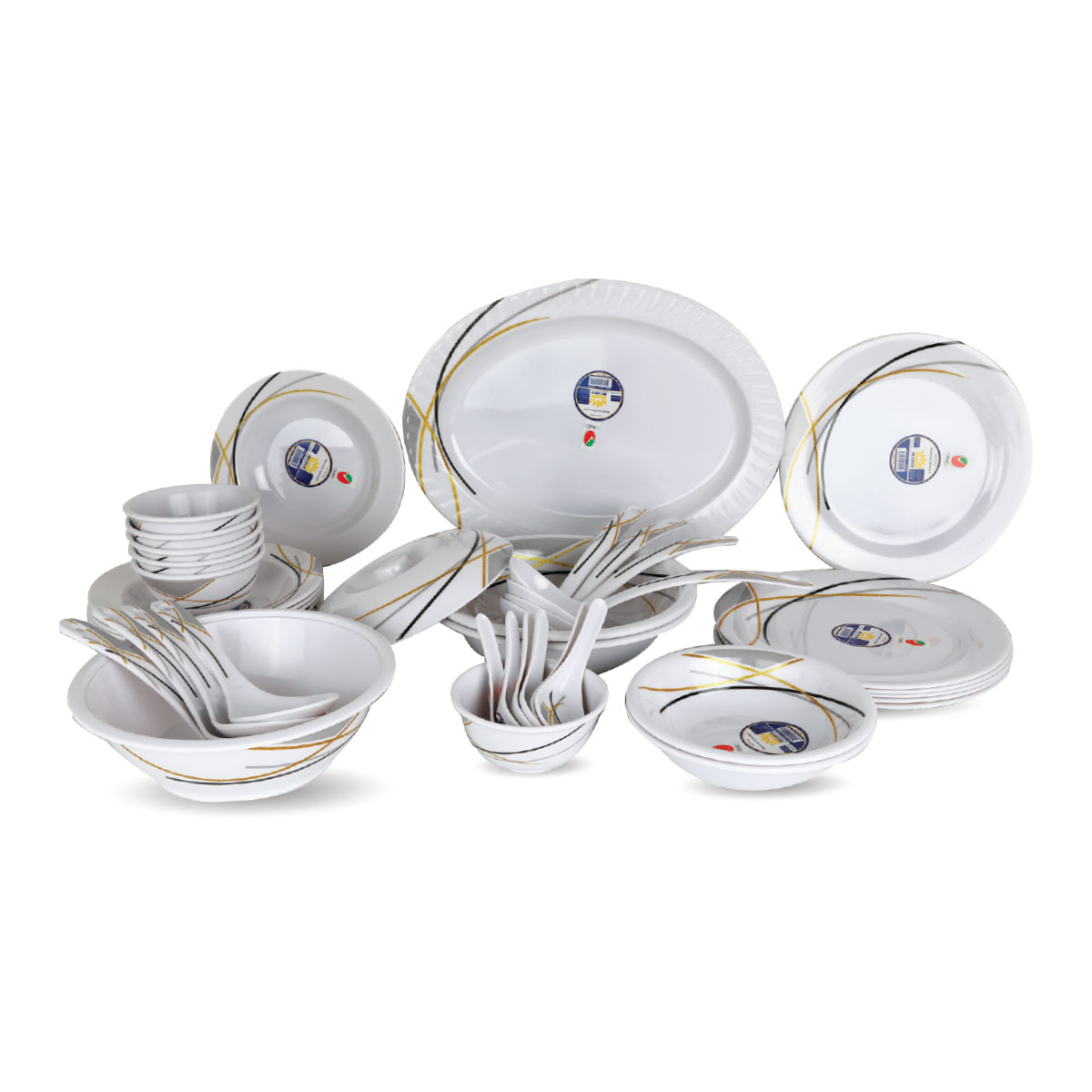 Melamine Dinner Set 38 Piece