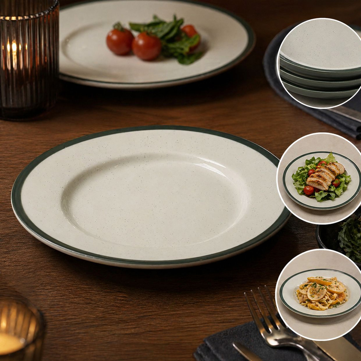 Melamine Dinner Plate 8 Inch