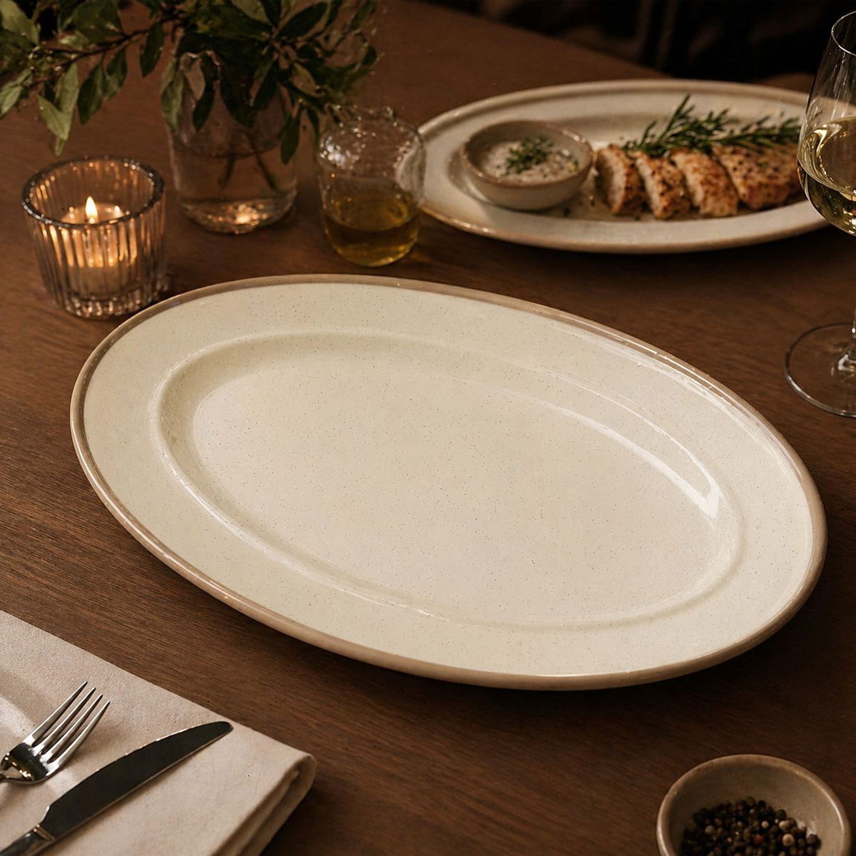 Oval Plate
