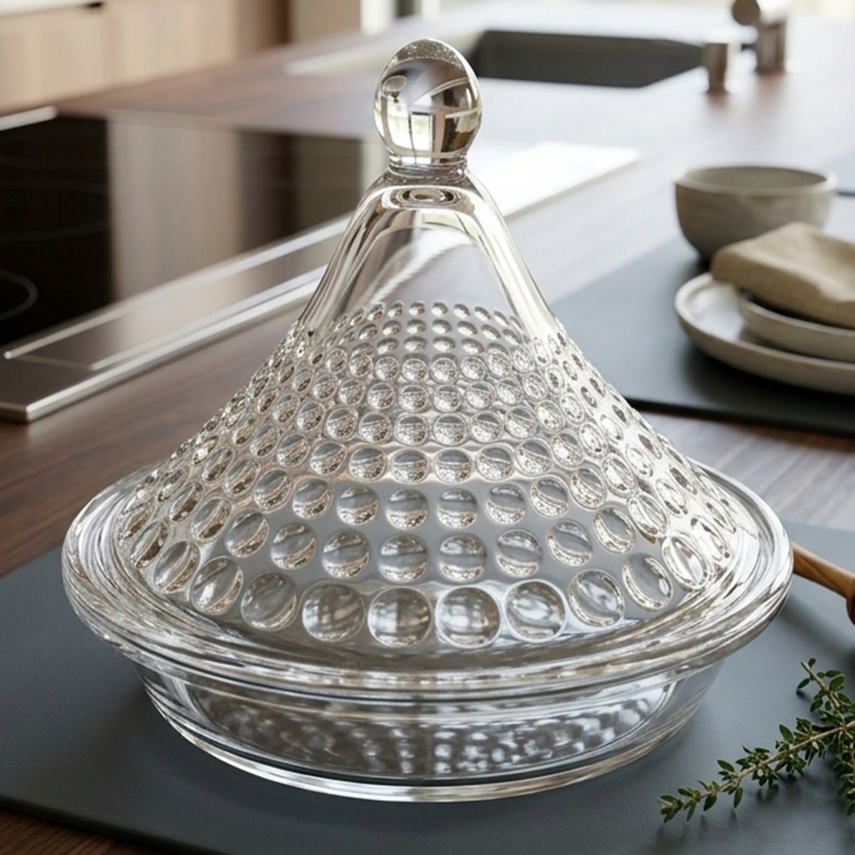 Small Glass Tagine