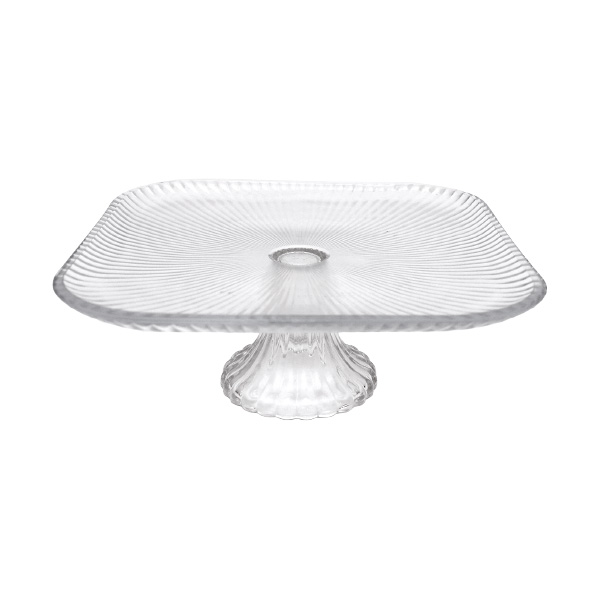 Glass Fruit Bowl with Stand