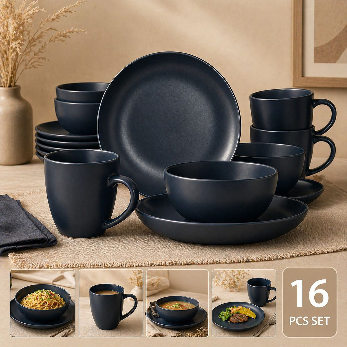 Porcelain Dinner Set 16 Piece