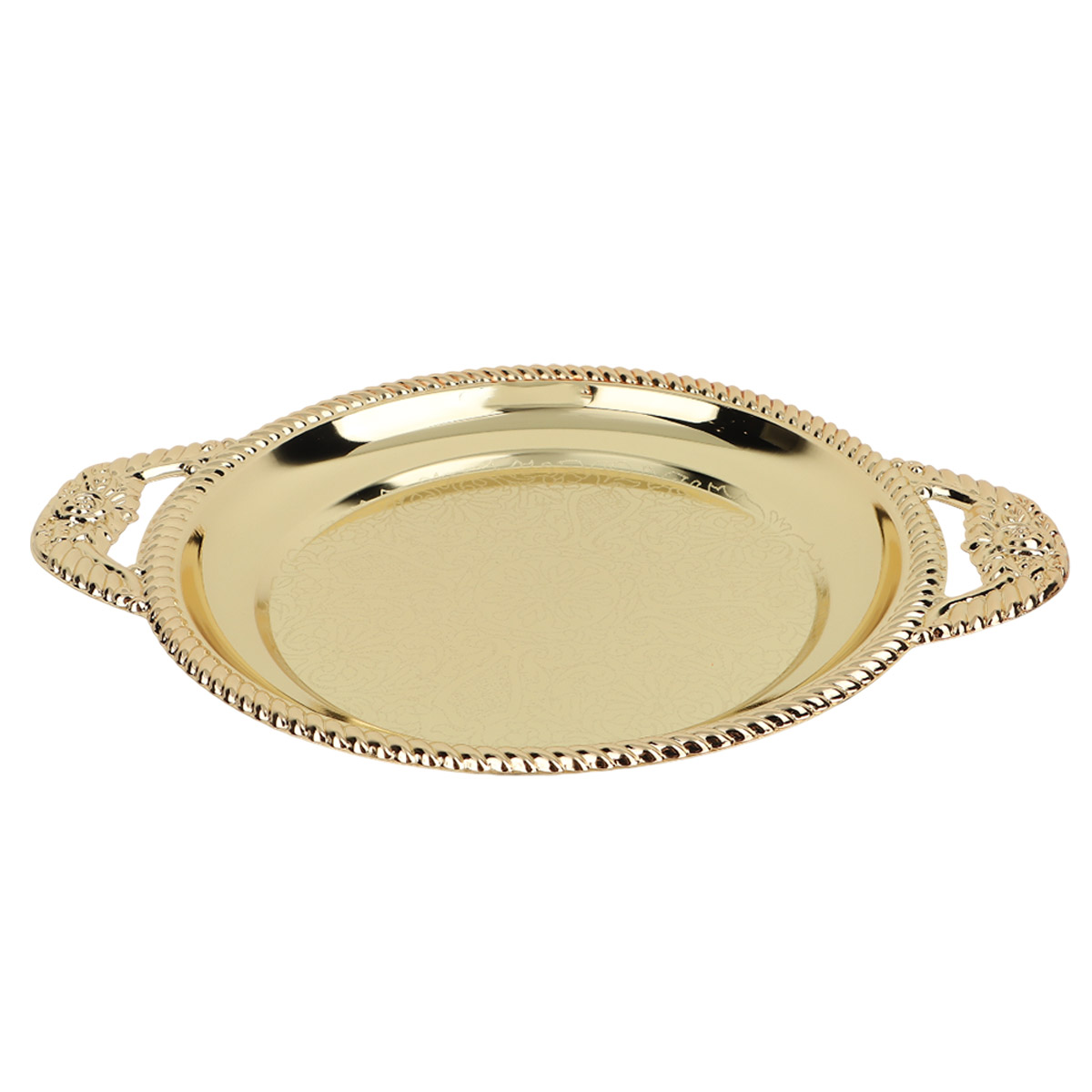 Single Gold Stainless Steel Tray