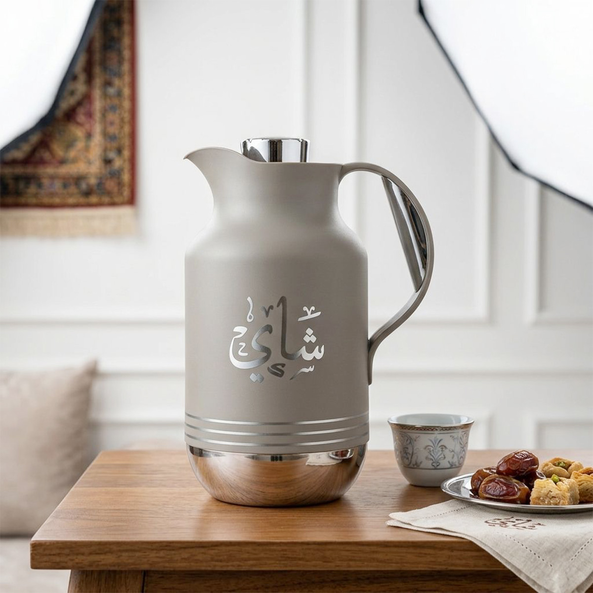 Plastic Body Flask 1L