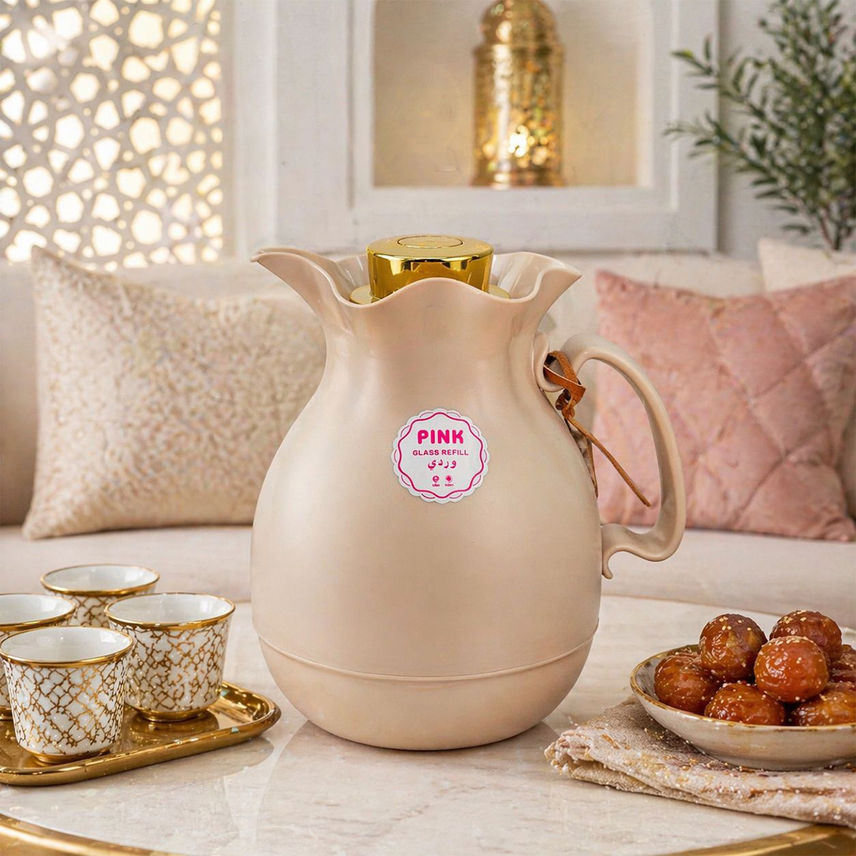 Plastic Body Flask 1L