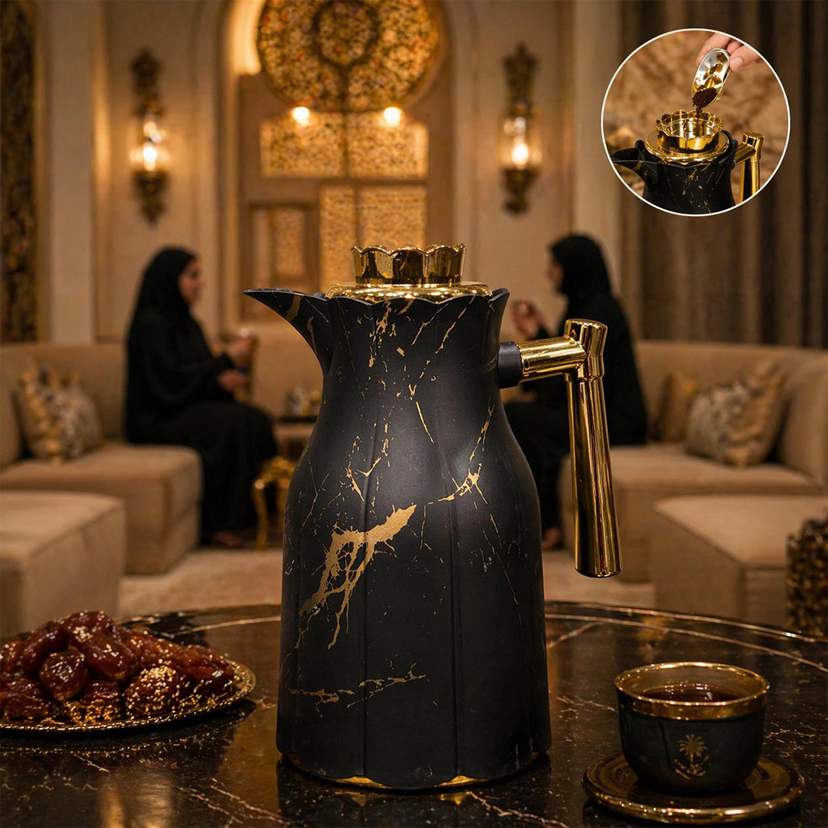 Plastic Body Flask 1L