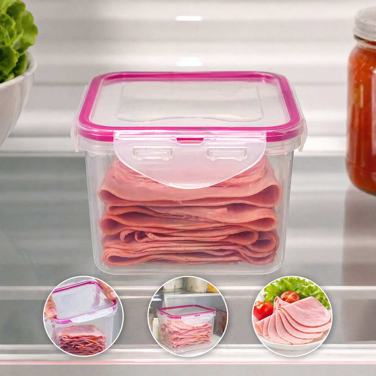 Square Food Container 68ml