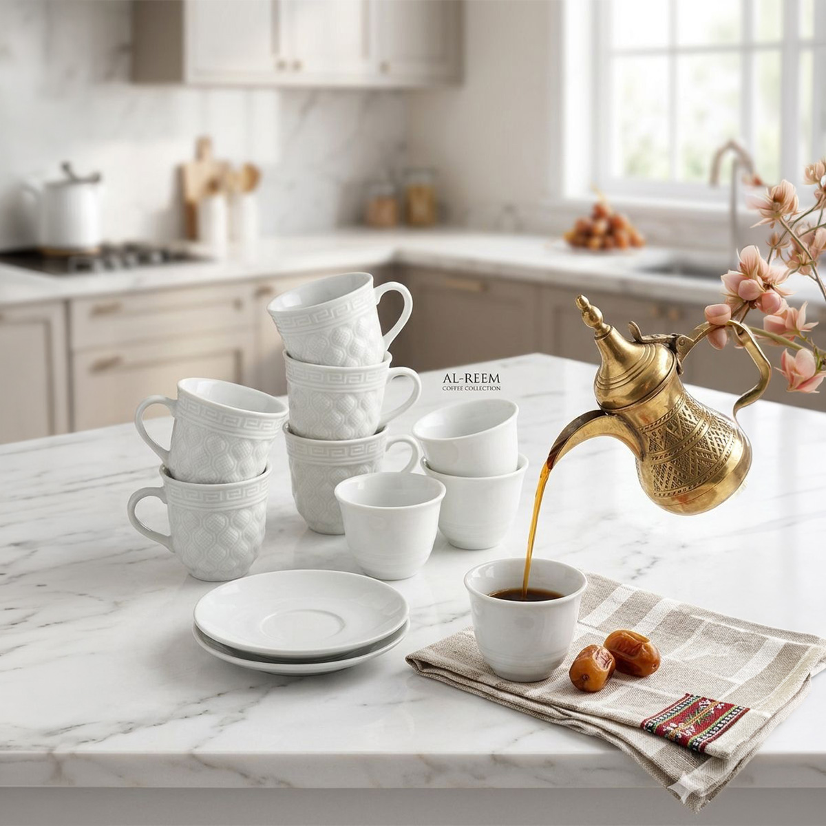 Ceramic Cawa Cup Set 18 Piece