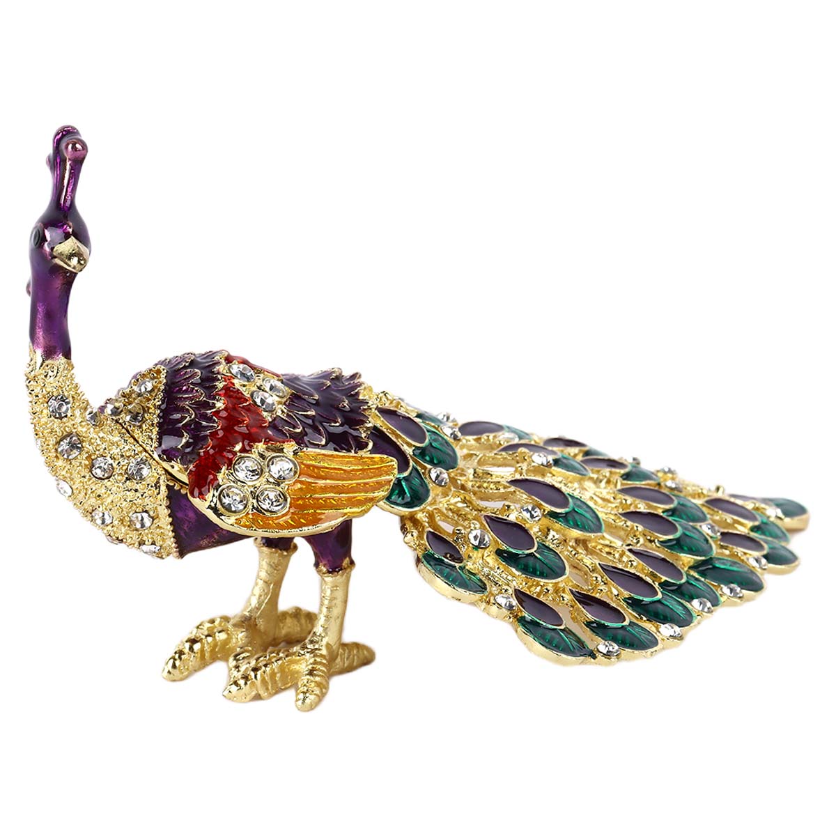 Decorative Metal Peacock 2 Colors Size 3