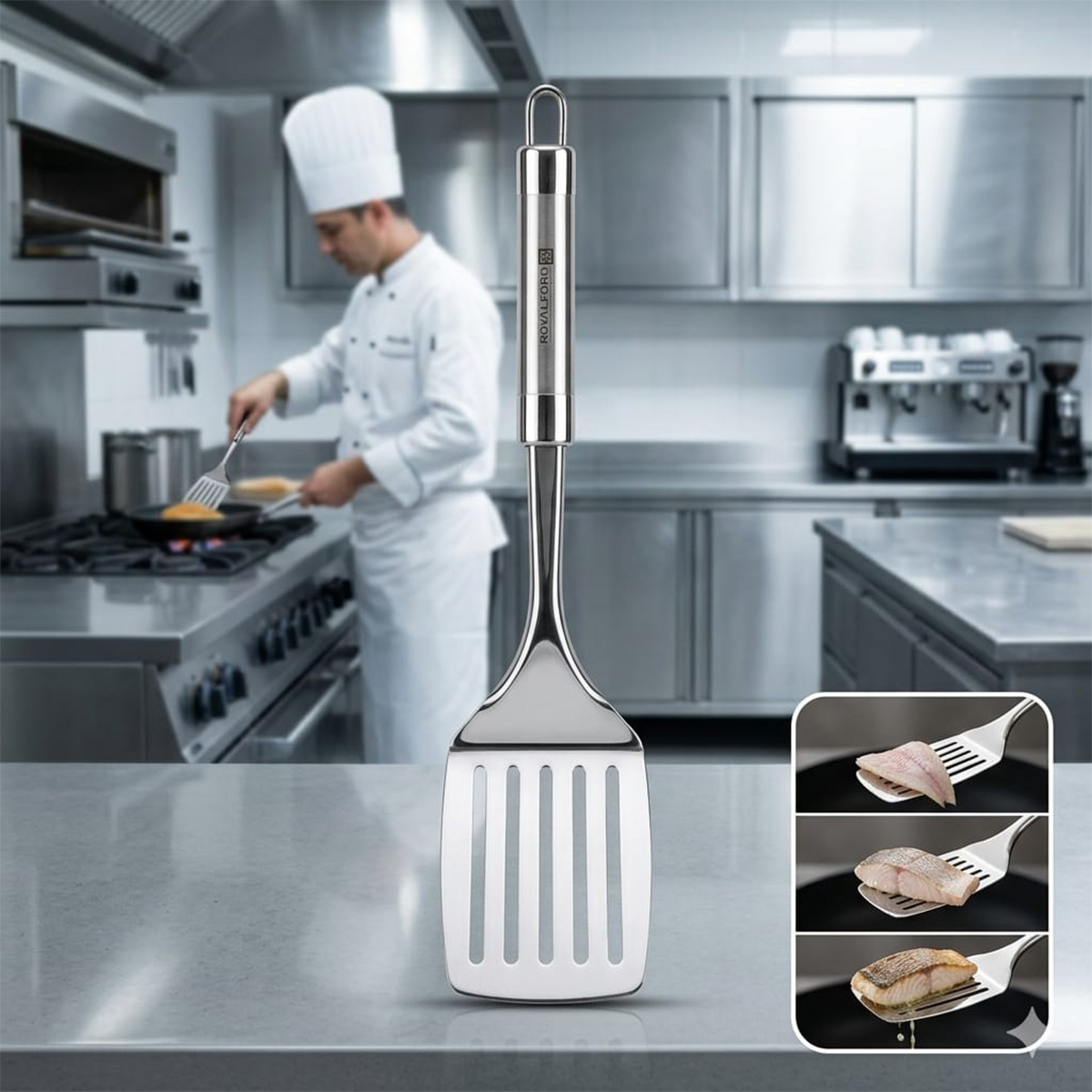 Stainless Steel Slotted Turner