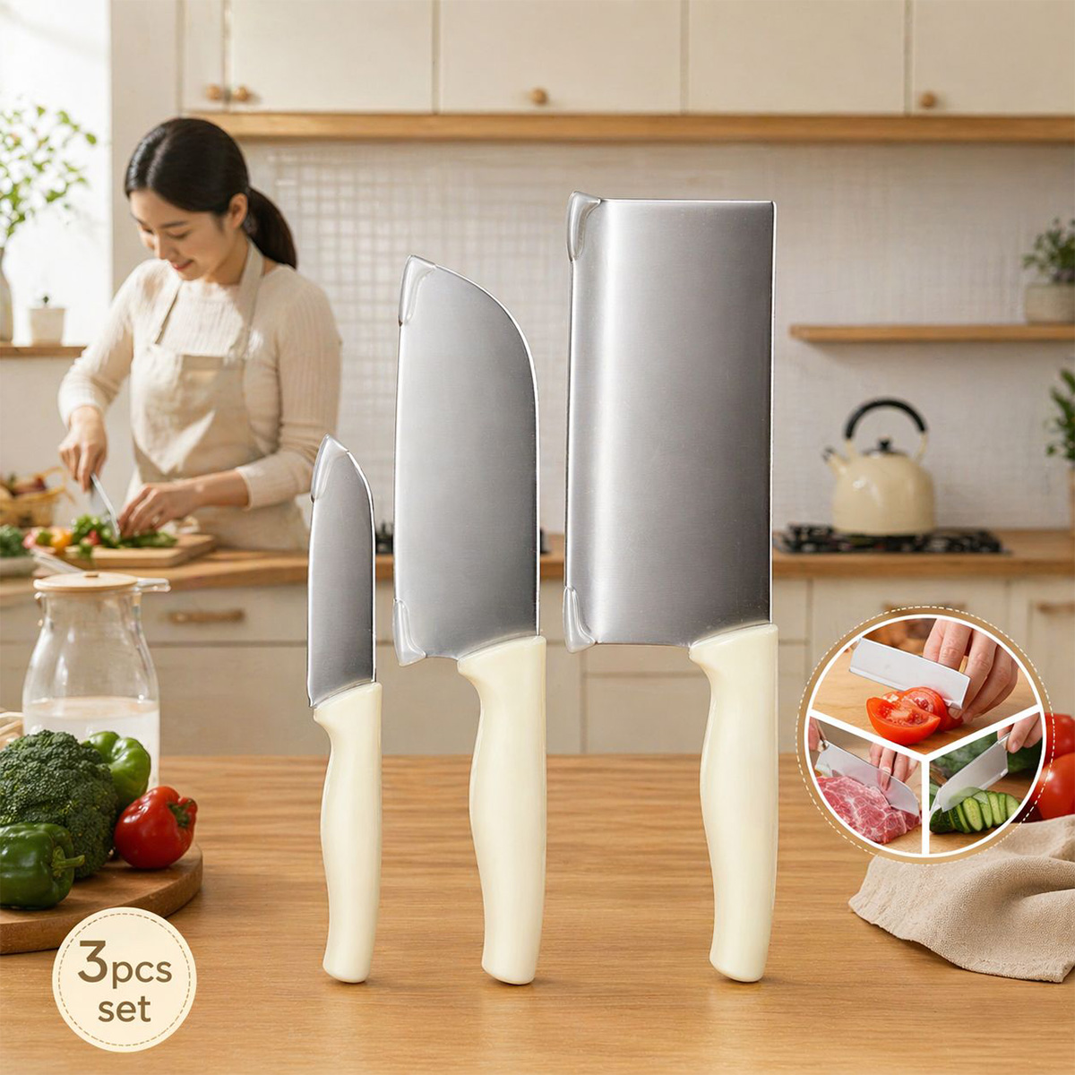 Kitchen Knife Set with Card