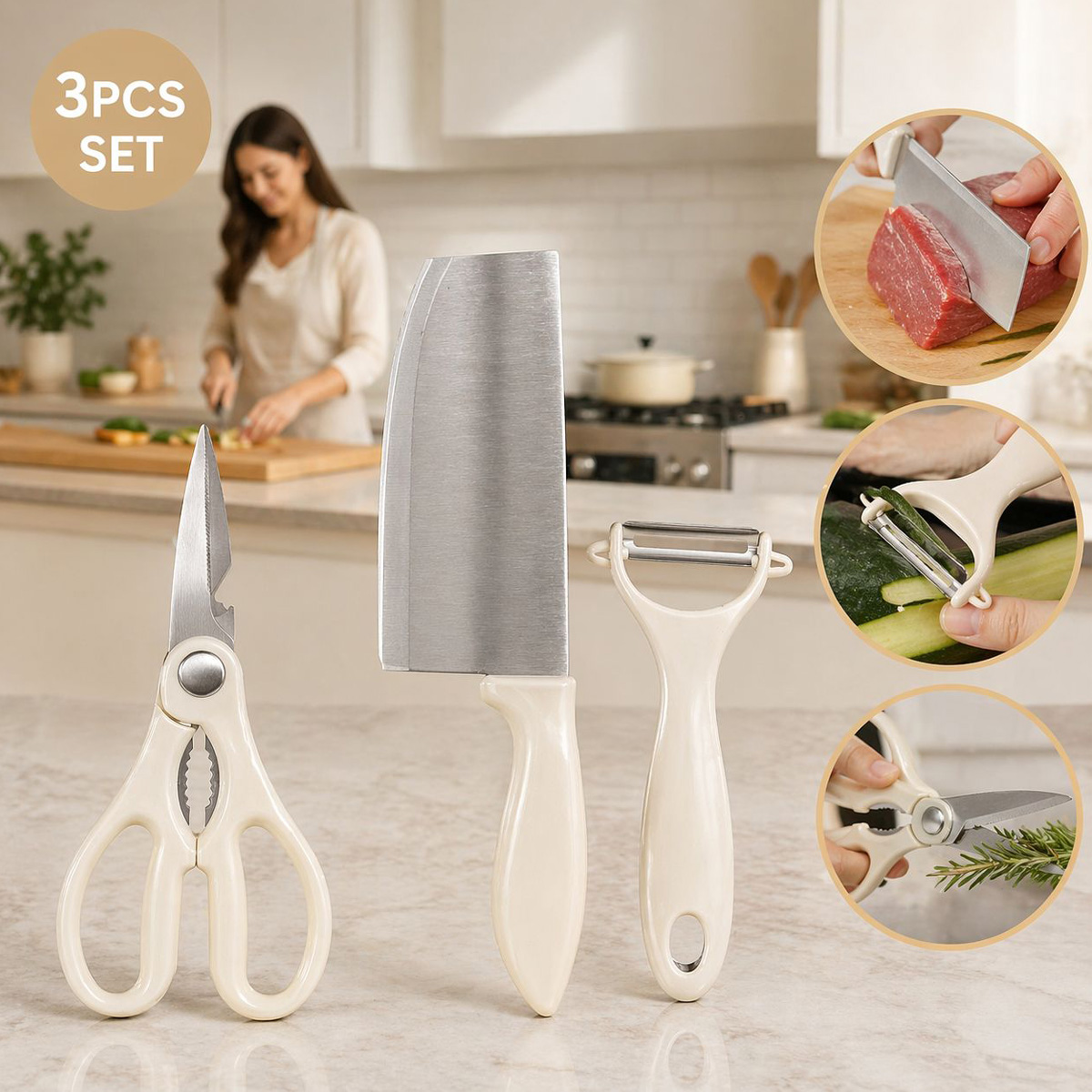 Knife Set 3 Piece