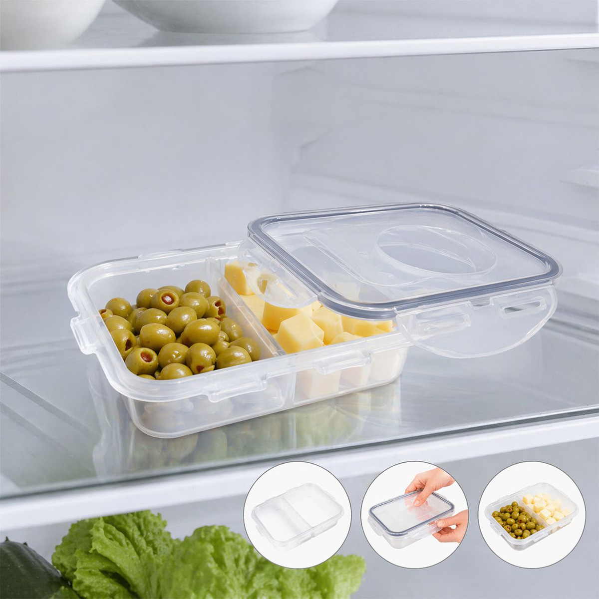 Food Container 2 Section