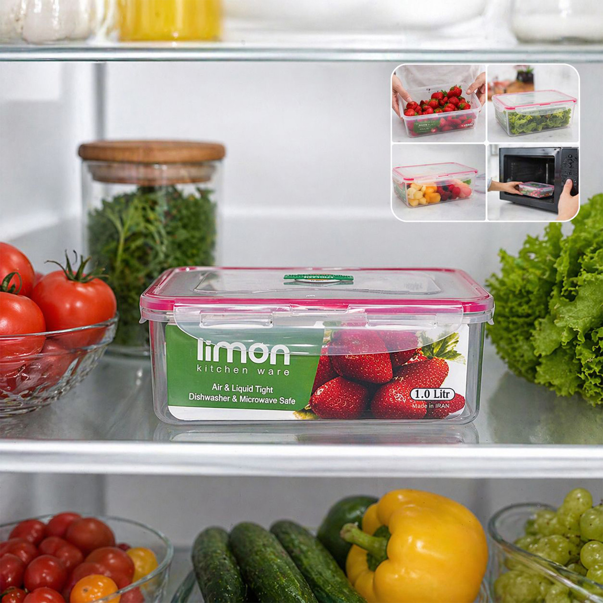 Rectangle Food Container 1L