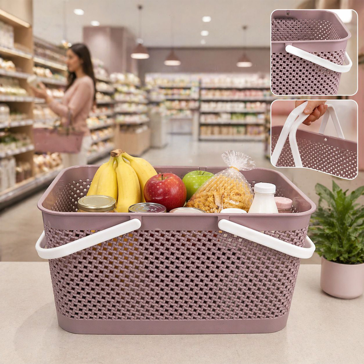Shopping Basket Knit Design