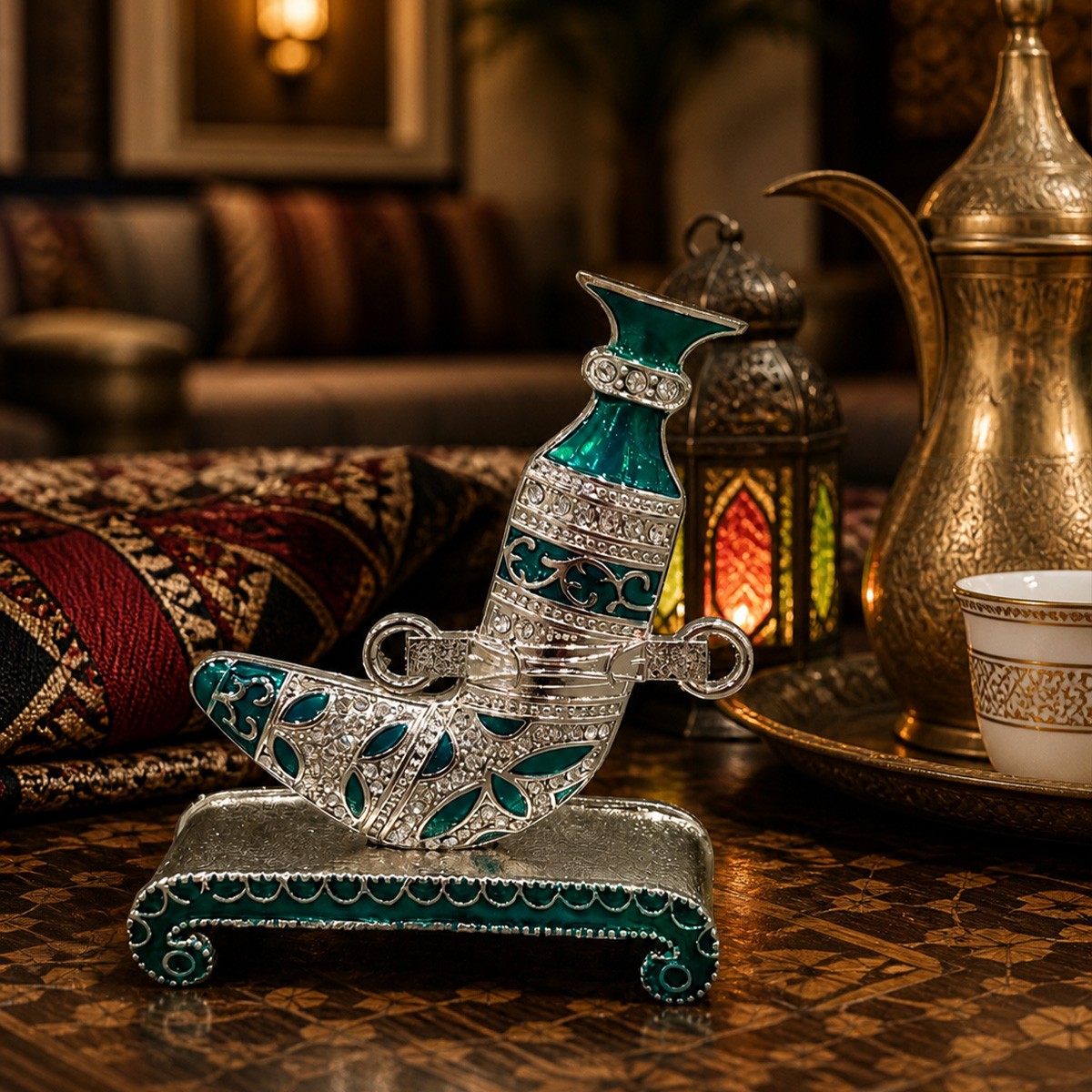 Omani Khanjar with Metal Base