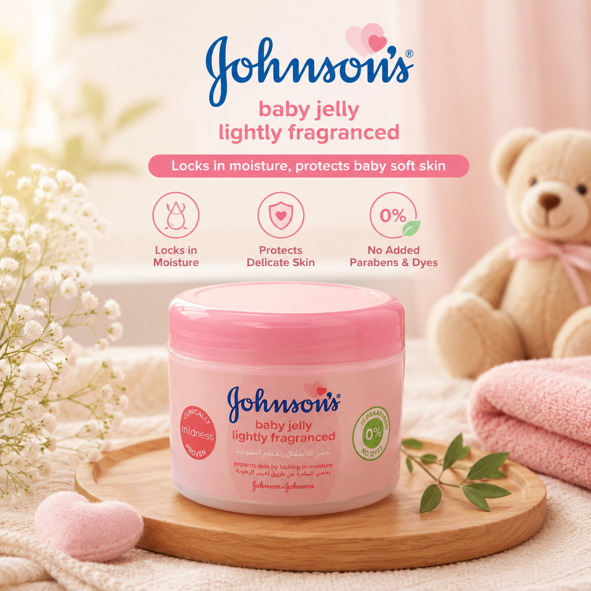 Johnson Baby Jelly Pink 100g