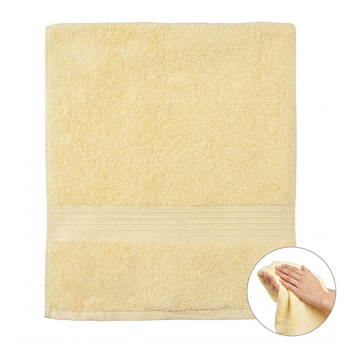 Home Essence Towel 90x180 Cream