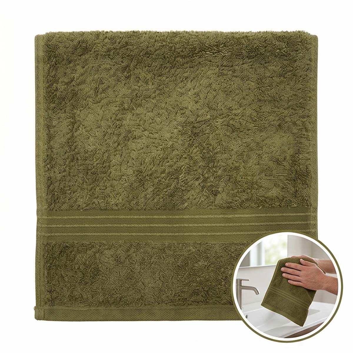 Home Essence Towel 50x100 Apple Green