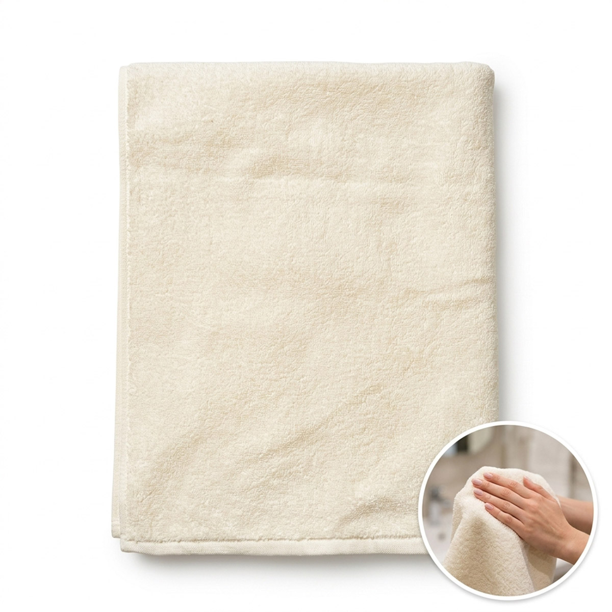 Plain Light Towel 80x160