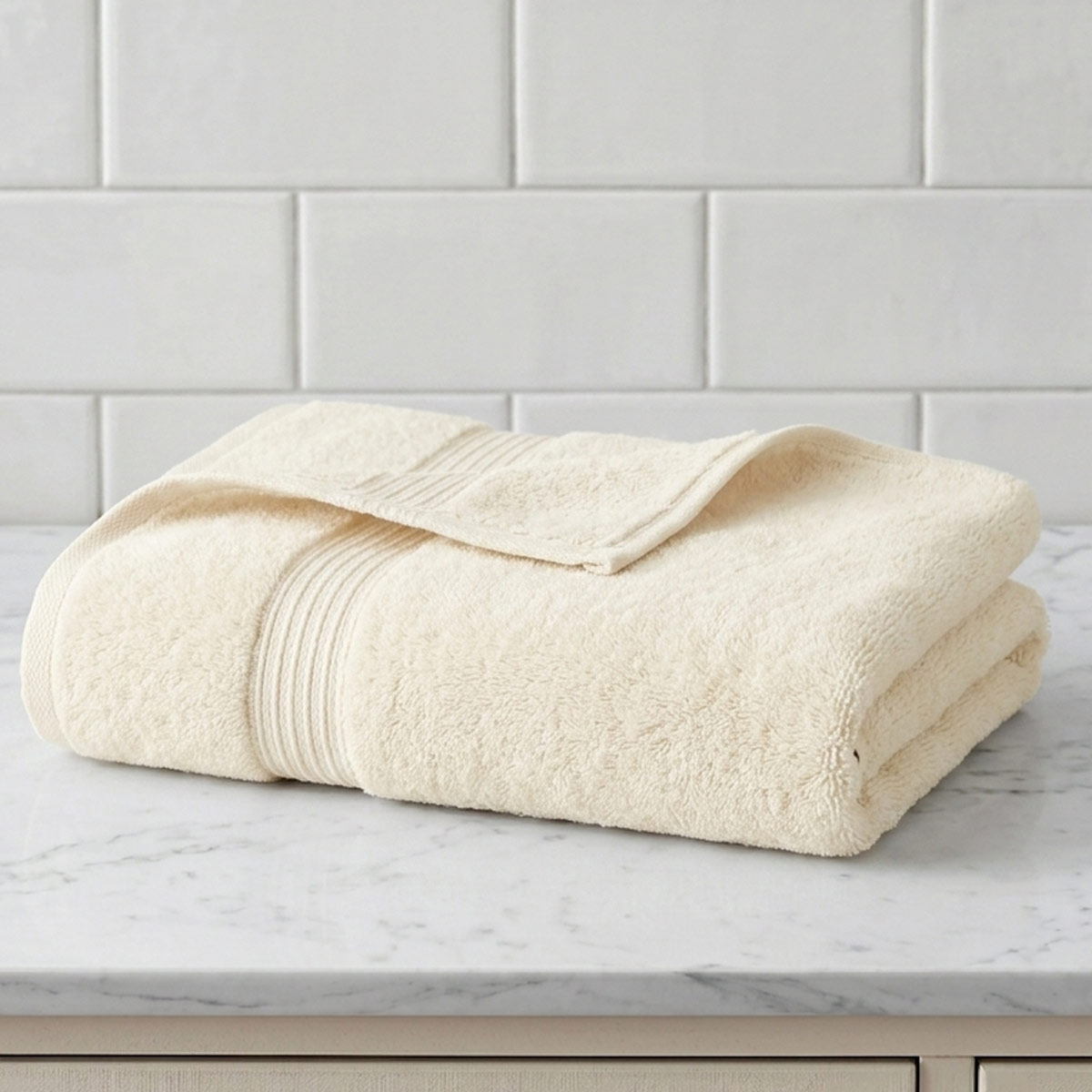 Cream Bath Towel 70x140cm