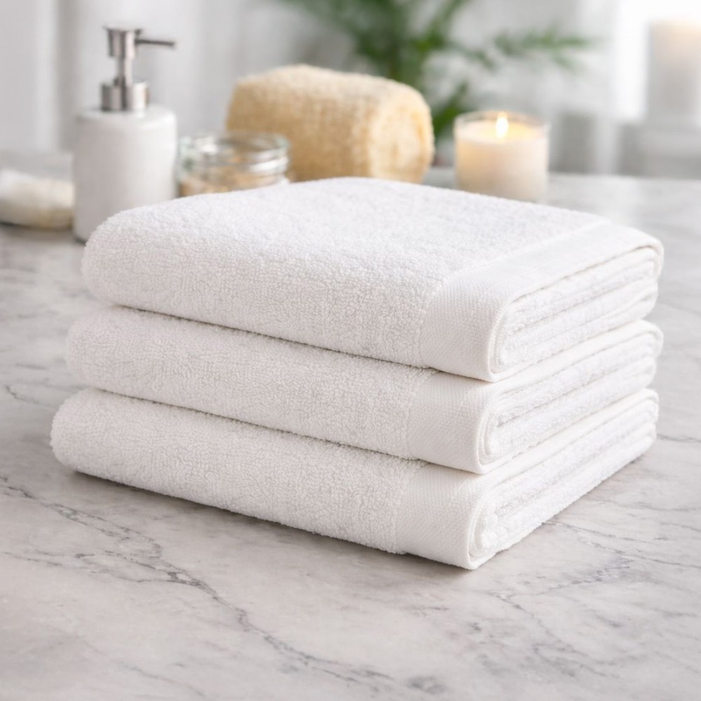 Royal Choice White Bath Towel 70x140cm