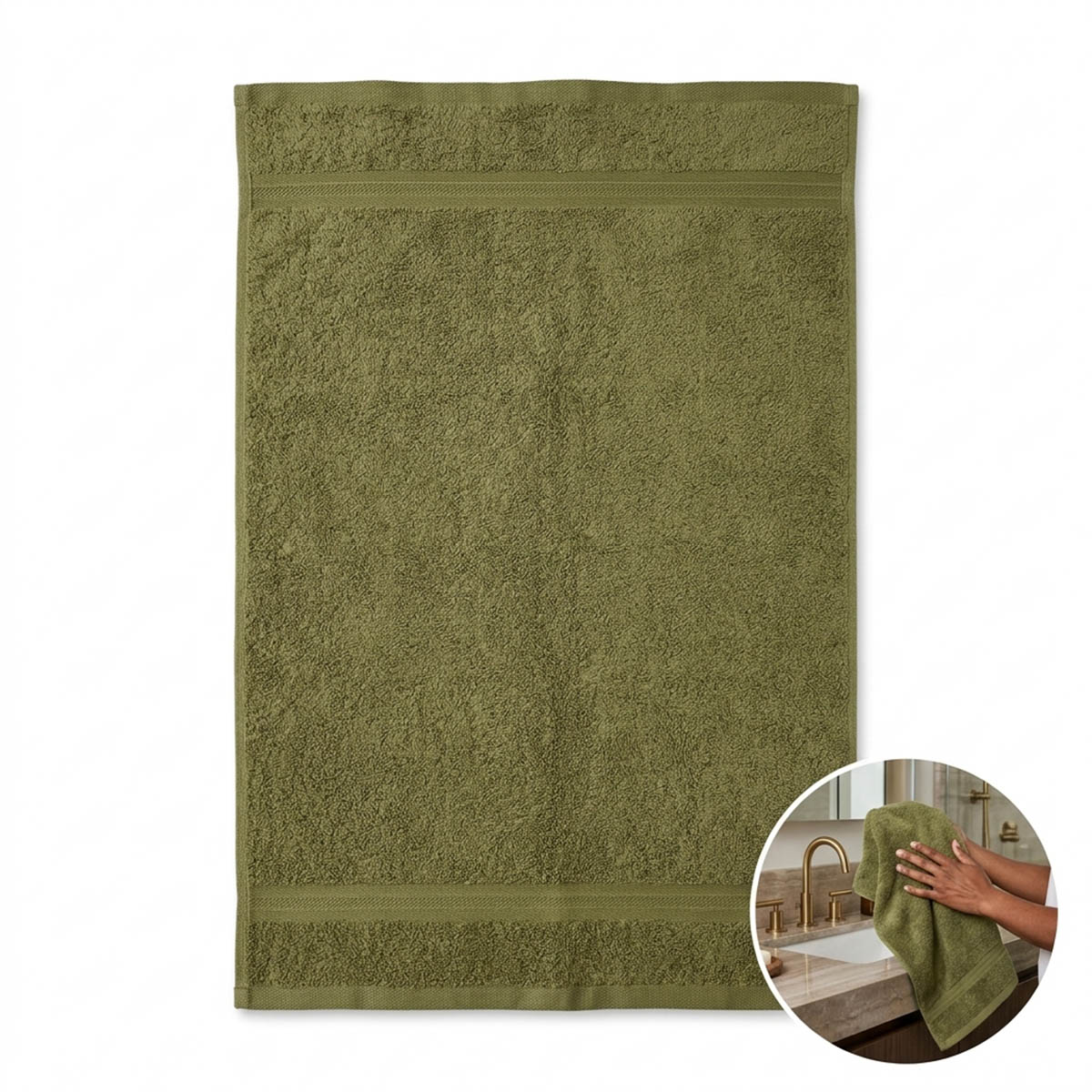 Home Essence Towel 40x70 Apple Green