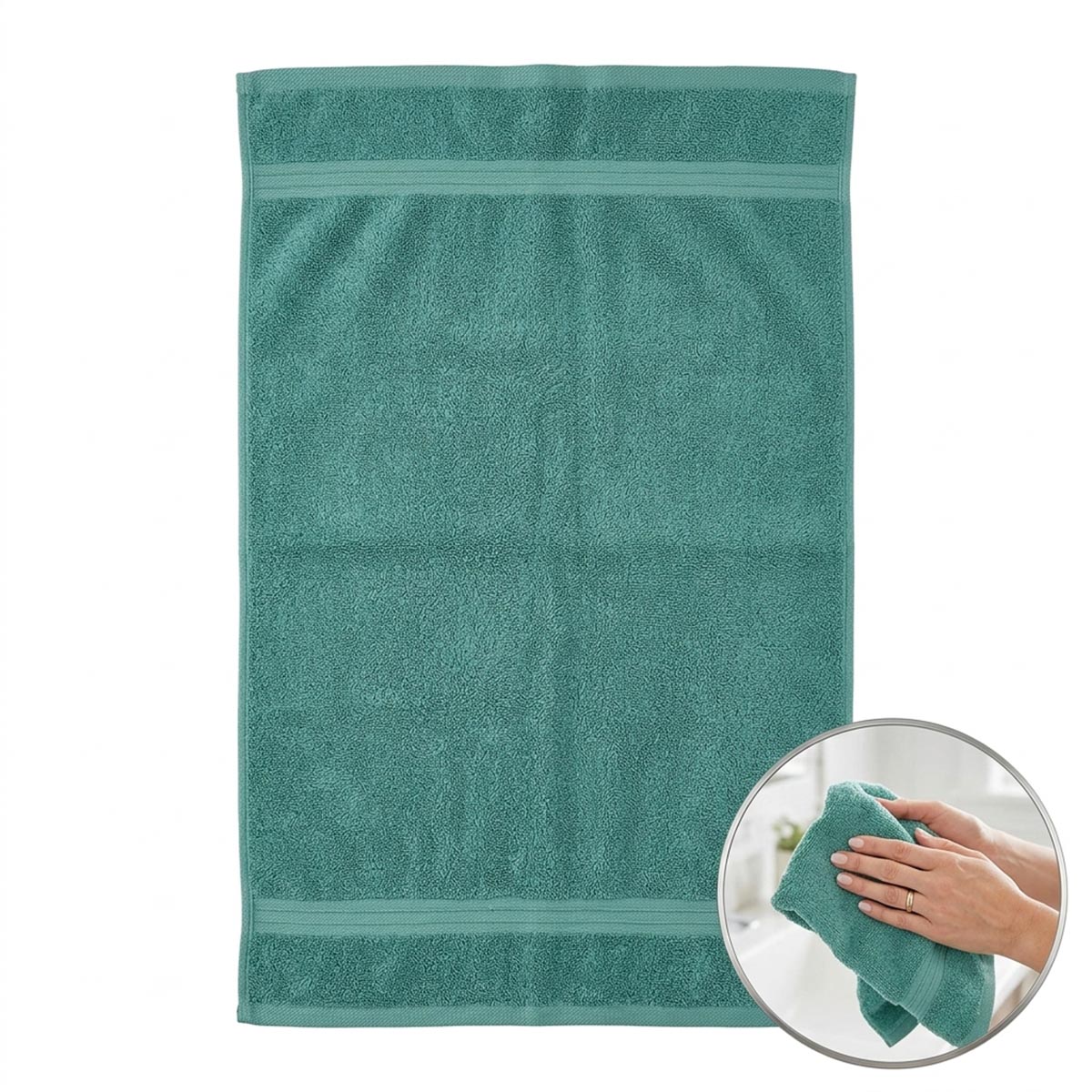 Home Essence Towel 40x70 Dark Mint