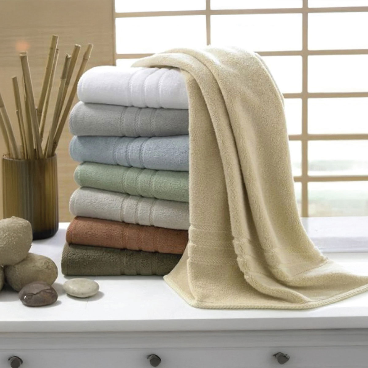 Plain Face Towel 50x100cm