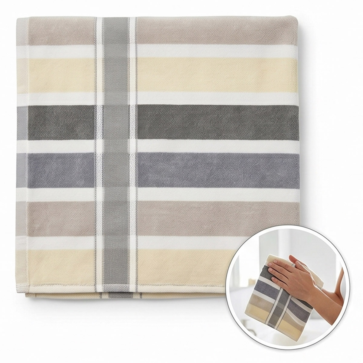 Jewels Stripe Bath Towel 80x160