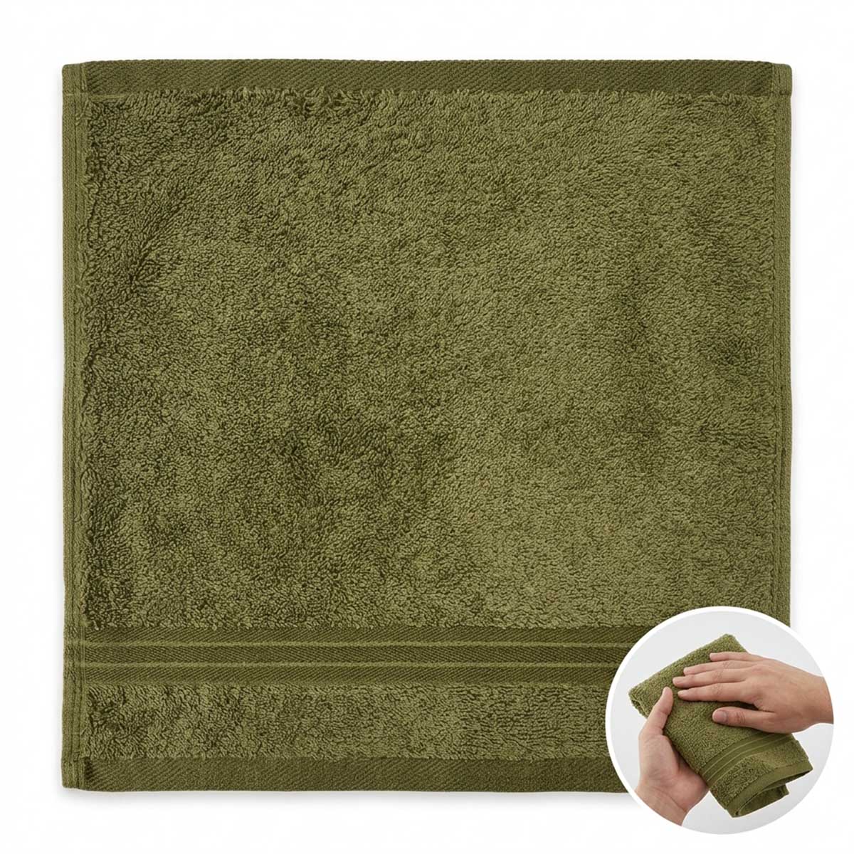 Home Essence Towel 30x30 Dark Green