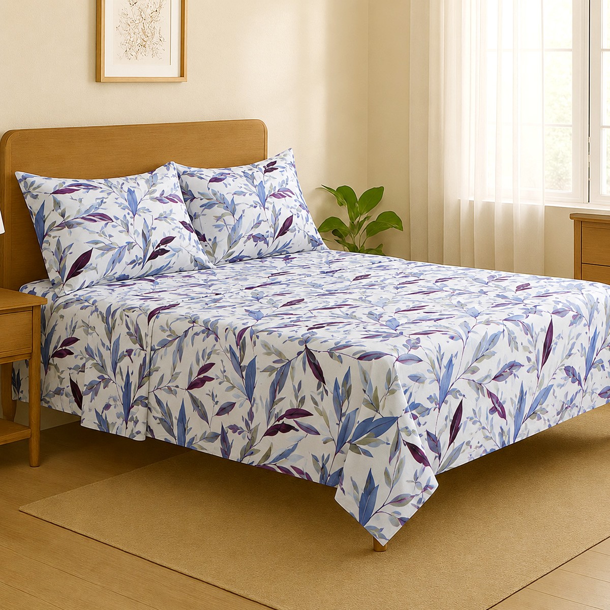 Printed Bedsheet Single Cot 2 Piece
