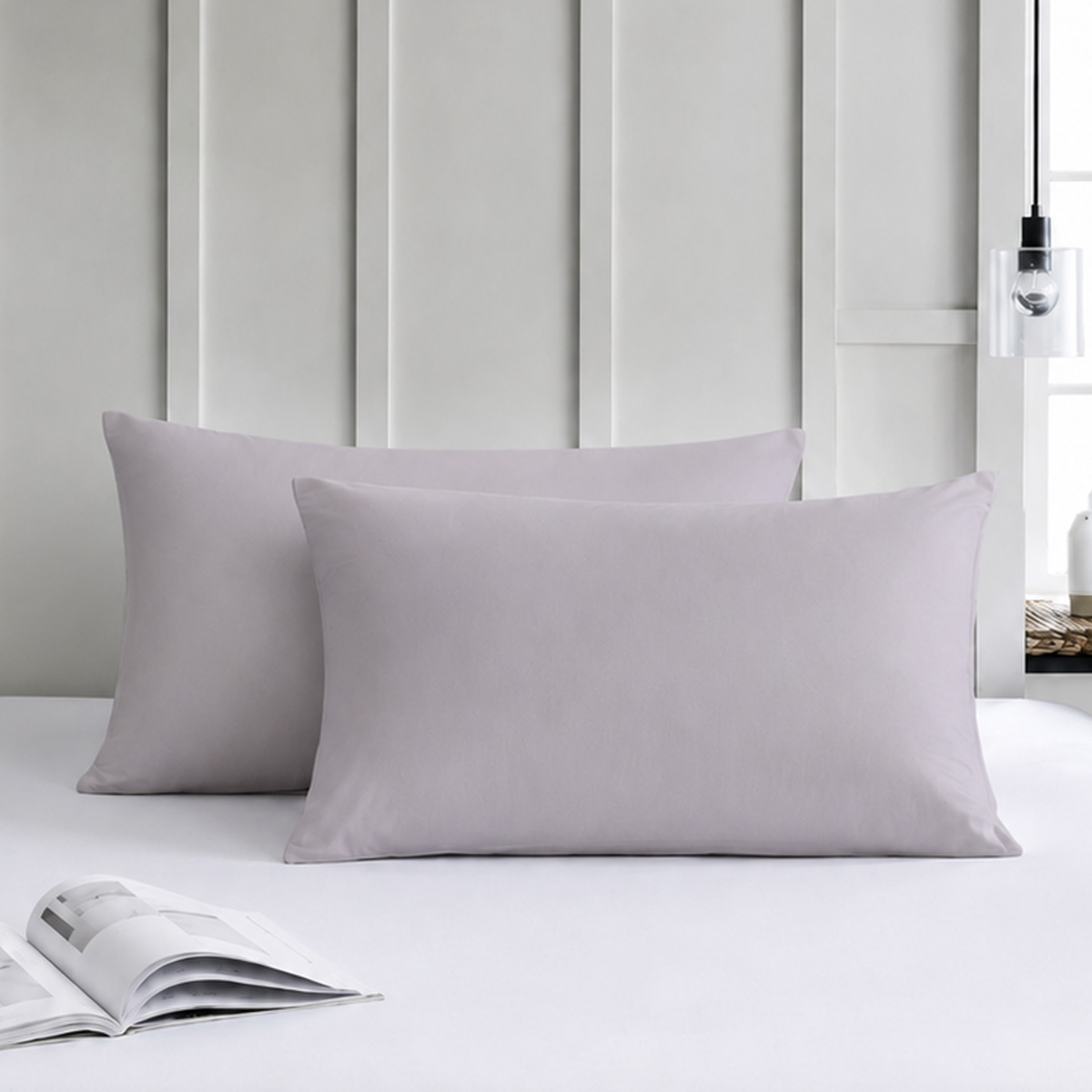 Plain Pillow Cover Set 2 Piece