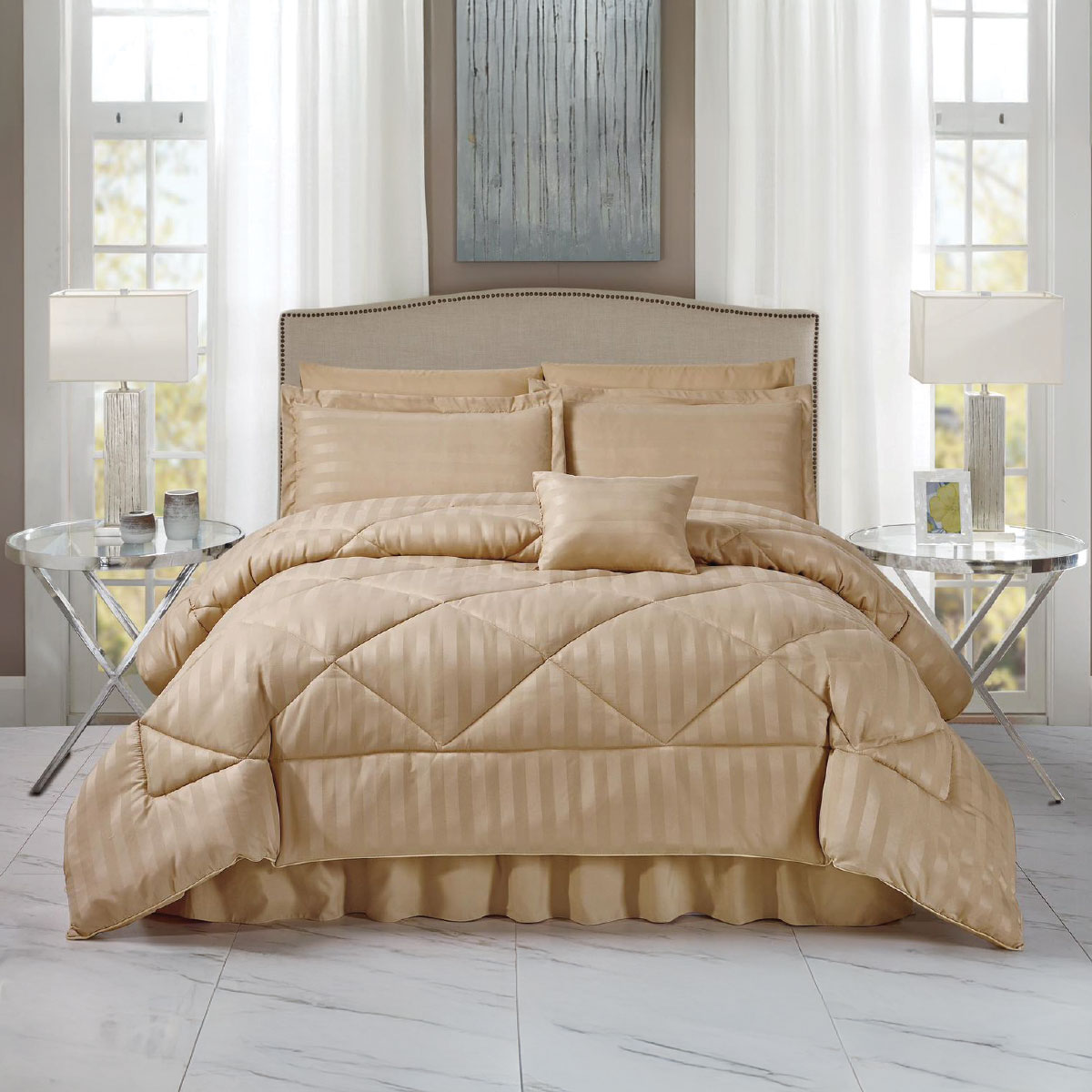 Stripe Comforter 220x240