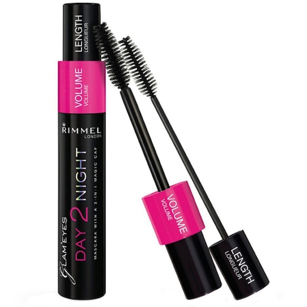 Rimmel Glam Eyes Day 2 Night Mascara Black